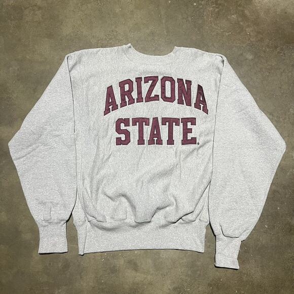 Vintage 90s Arizona State Champion Reverse Weave Sweatshirt - Picture 1 of 3